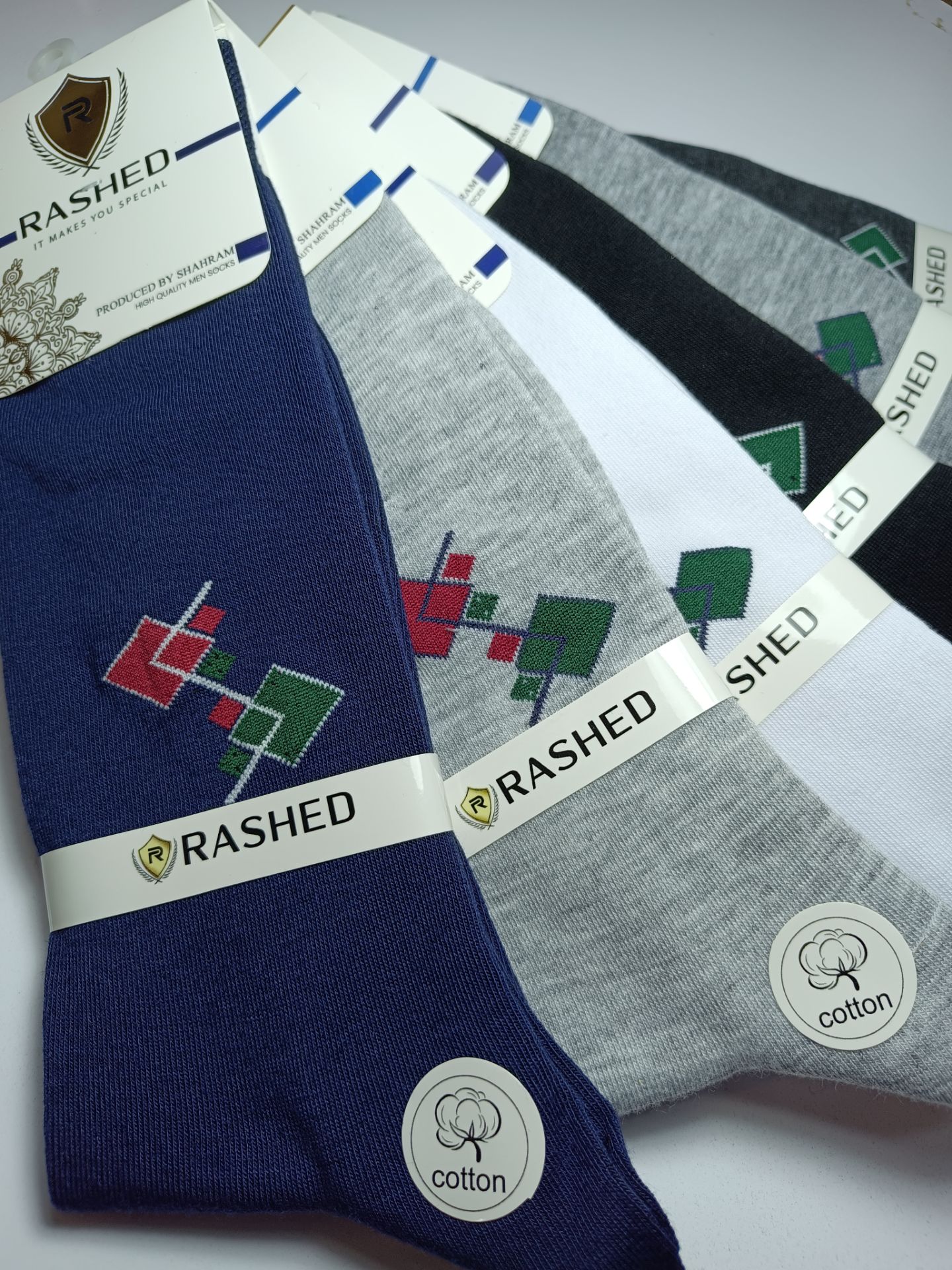 جوراب مردانه ساقدار اعلا طرح قرینه